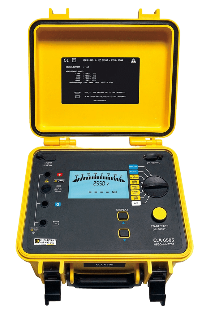 5kV High Voltage Insulation Testers - KRYKARD CA 6505/CA 6545 Insulation Tester for 5kV Testing